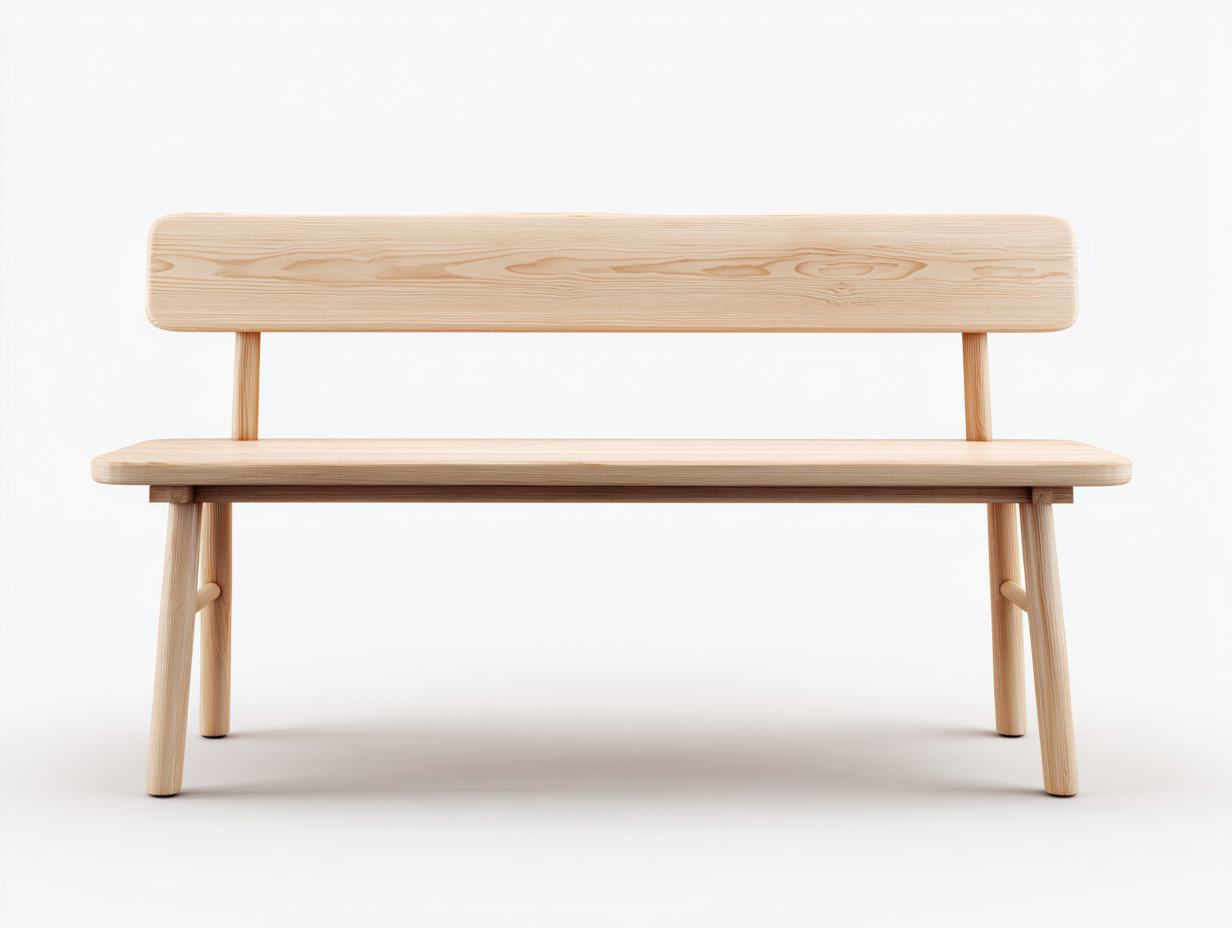 Bancos de jardín de madera maciza 150x55x85 cm - marrón - diseño natural-Oakmyhut