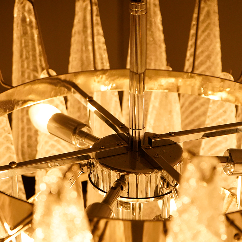 Murano Glass Droplet Chandelier