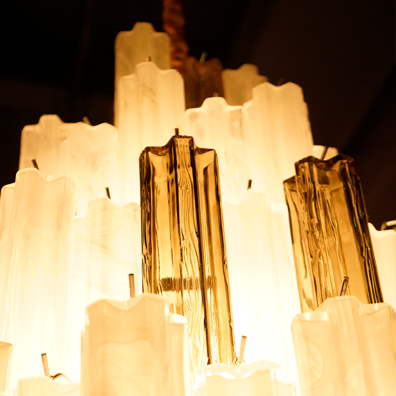  Casai- Light Dimmable Tiered Chandelier