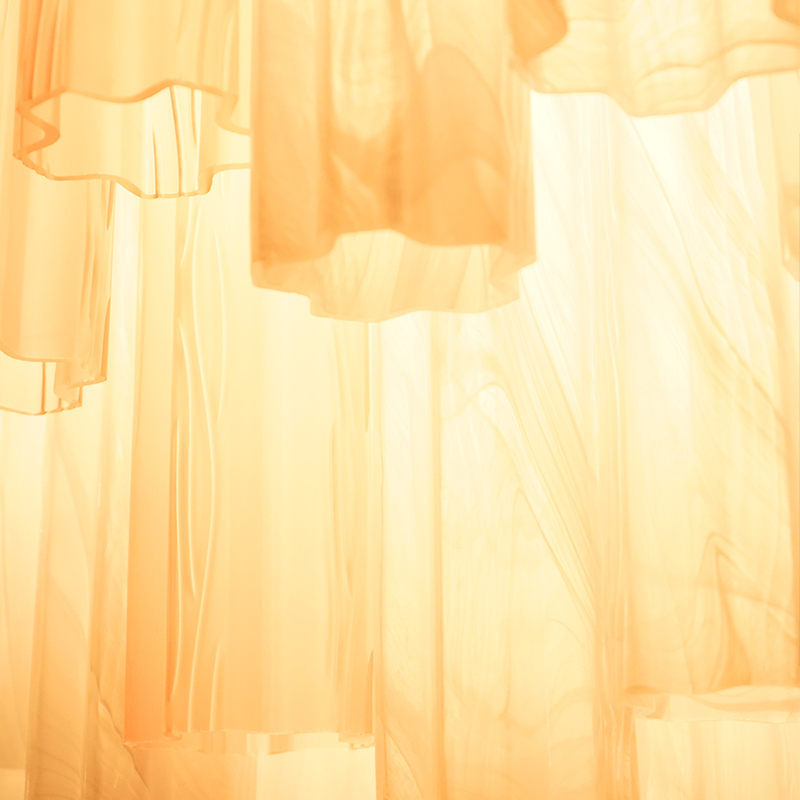  Casai- Light Dimmable Tiered Chandelier