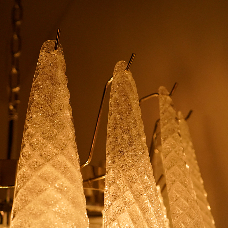 Murano Glass Droplet Chandelier