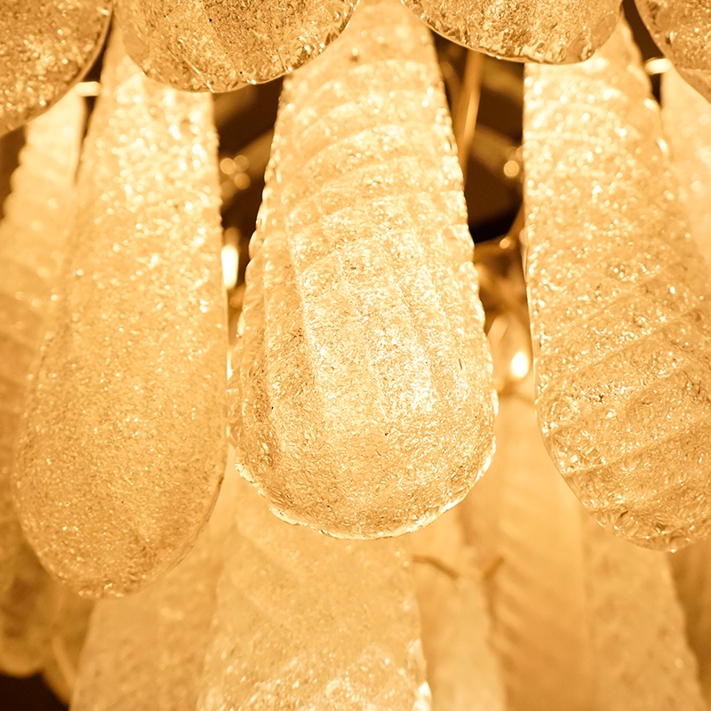 Murano Glass Droplet Chandelier