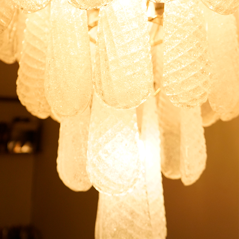 Murano Glass Droplet Chandelier