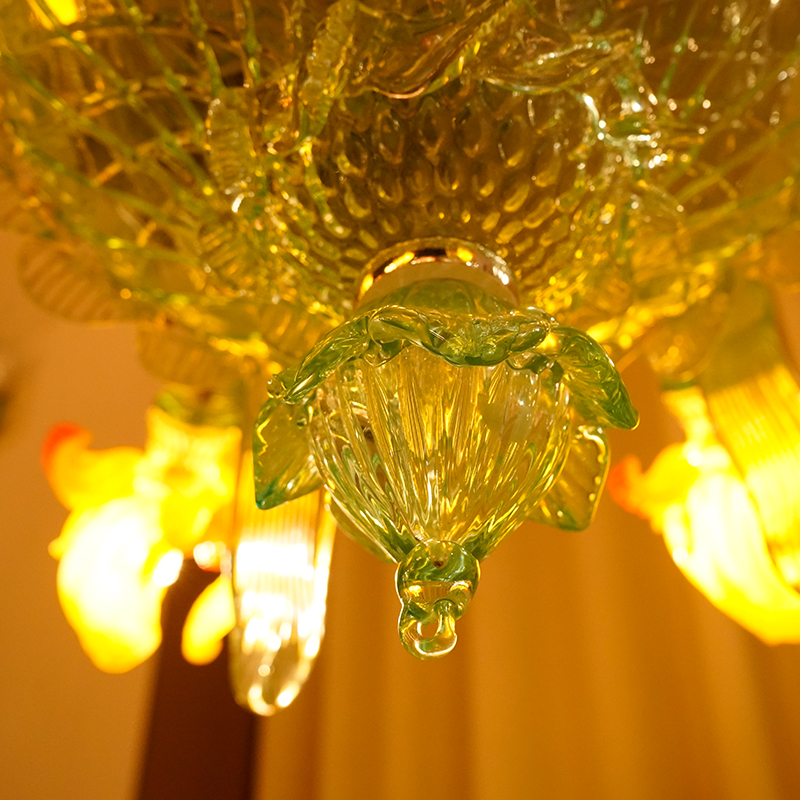 Murano Style Floral Chandelier