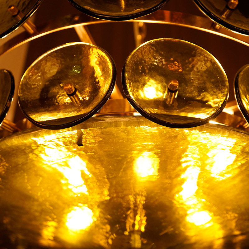 Casai Disc Murano Chandelier