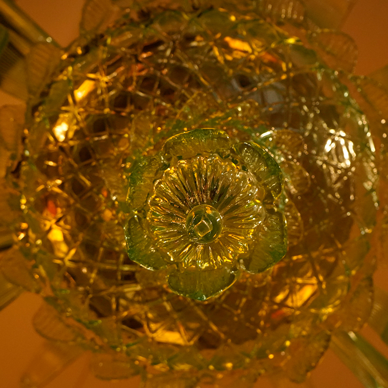 Murano Style Floral Chandelier
