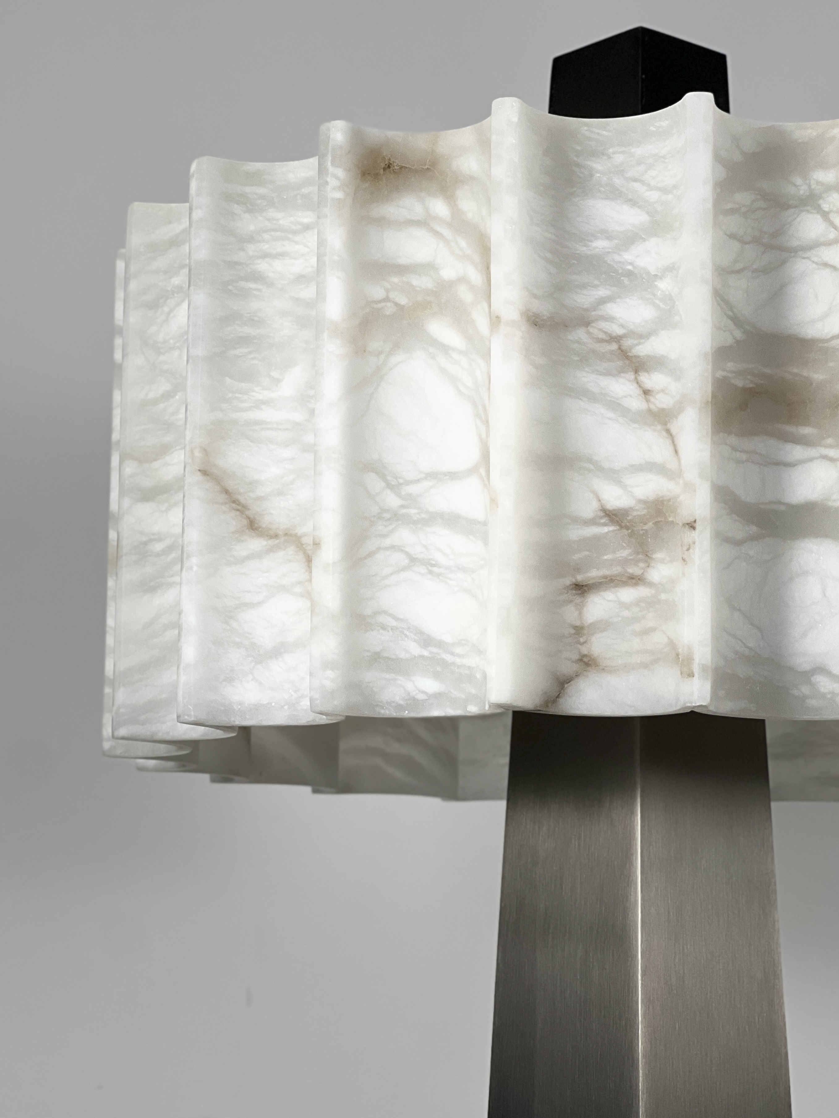 Casai Lighting Natural Spanish Alabaster Grandeur Floor Lamp, Luxury Standing Lamp for Living Room Bedroom