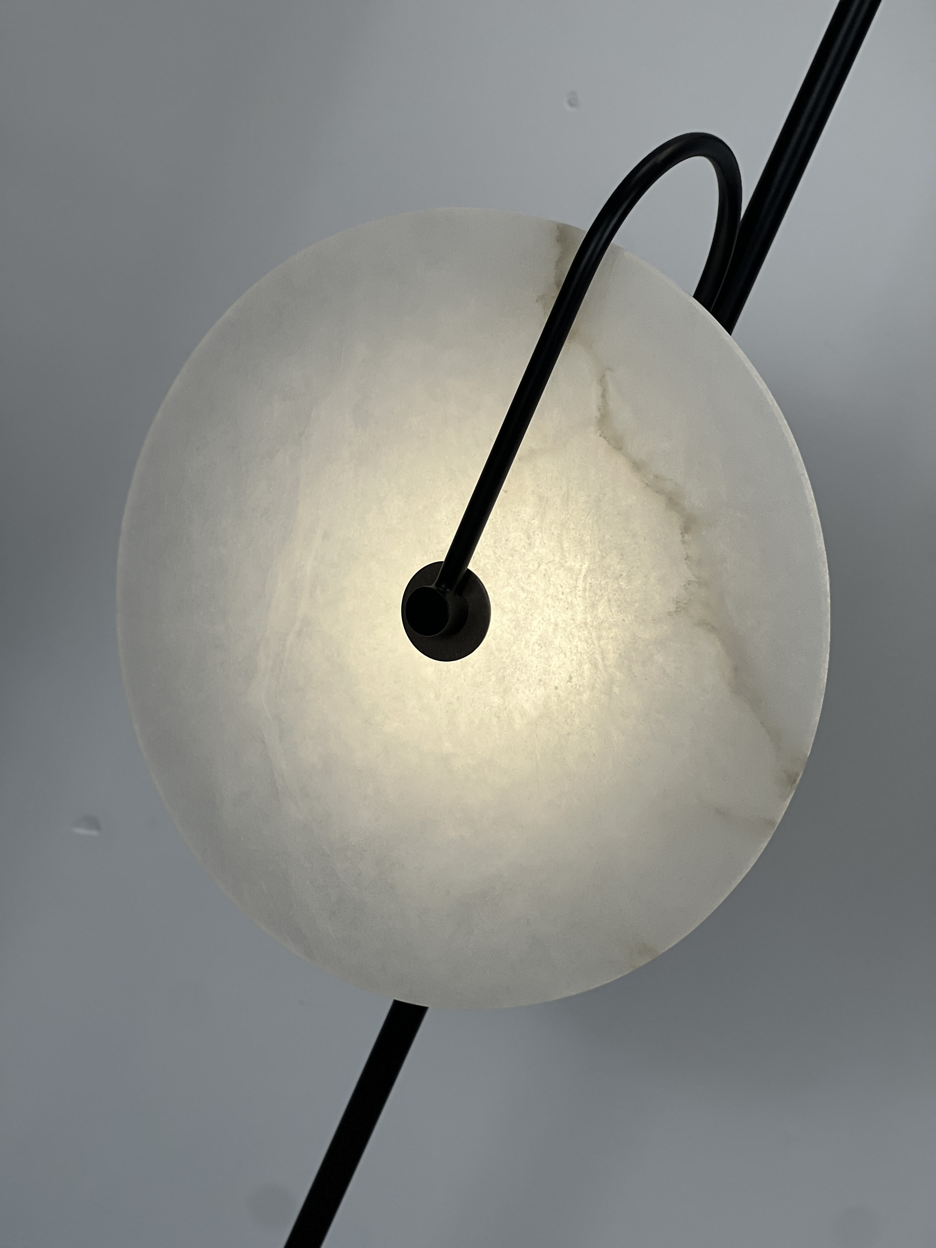 QUINS by Romatti Handcrafted Spanish Alabaster Grandeur Floor Lamp, Modern Luxury Home Decor Standing Floor Lamp