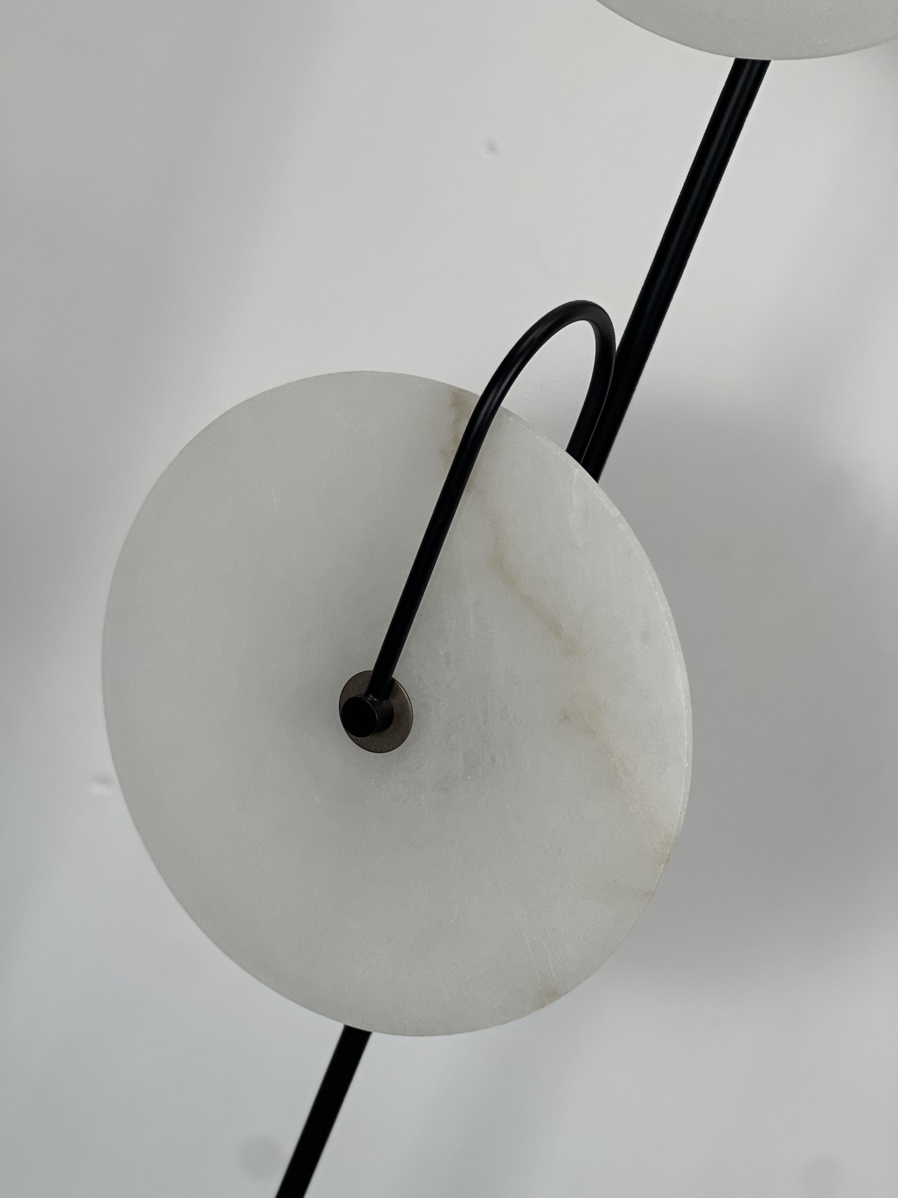 QUINS by Romatti Handcrafted Spanish Alabaster Grandeur Floor Lamp, Modern Luxury Home Decor Standing Floor Lamp