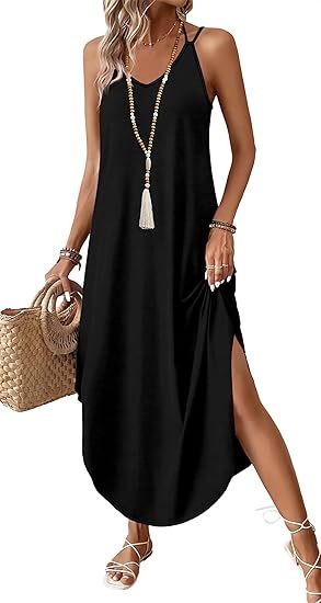 Amazon Essentials Women's Short-Sleeve Crewneck Tiered Dress