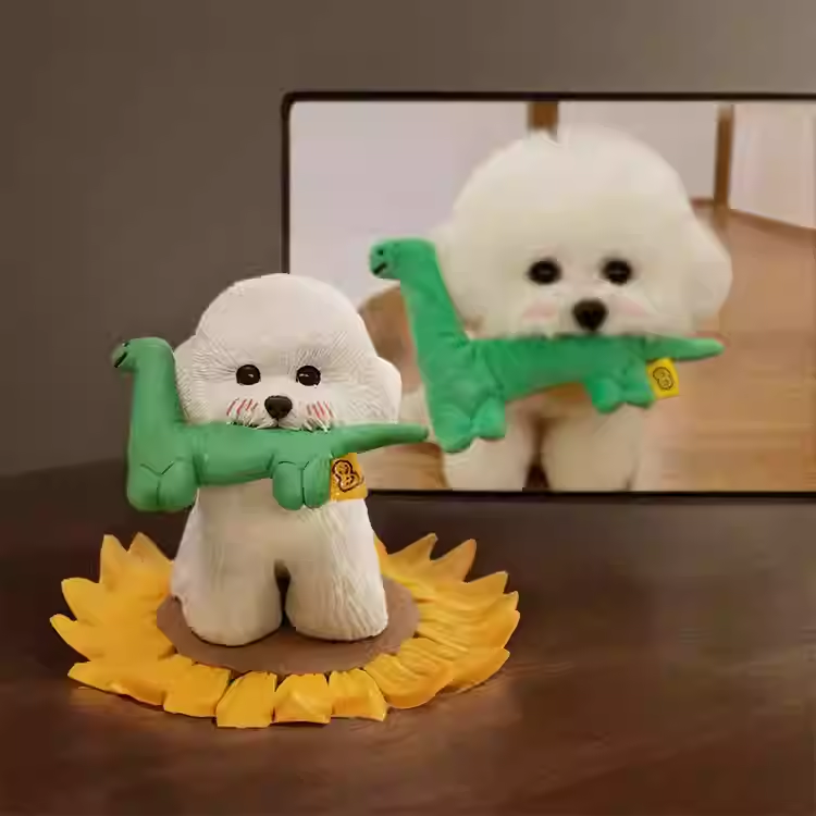 Custom Handmade Polymer Clay Pet Figurine from Photo, Personalized Dog Sculpture Birthday & Memorial Gift