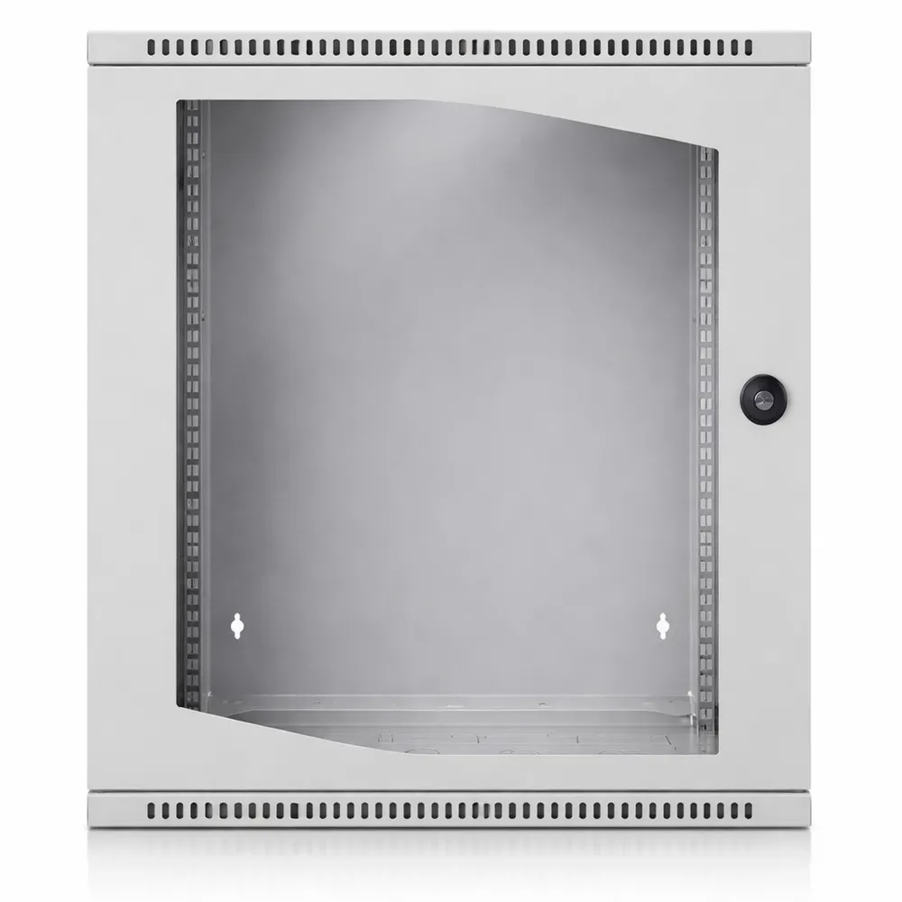 Armadio Rack 19'' a Muro 6 Unità Grigio-Isabohaus