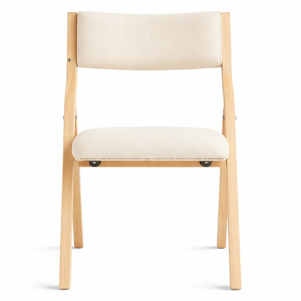 Sedia pieghevole imbottita per pranzo, design elegante e salvaspazio, ideale per interni ed esterni-Isabohaus