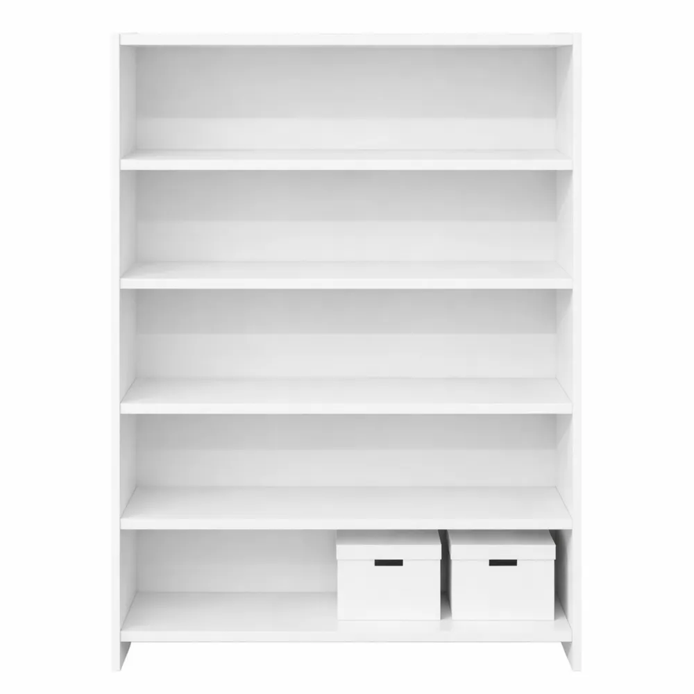 Comptoir d'Accueil Blanc en Bois 100x50x103,5 cm