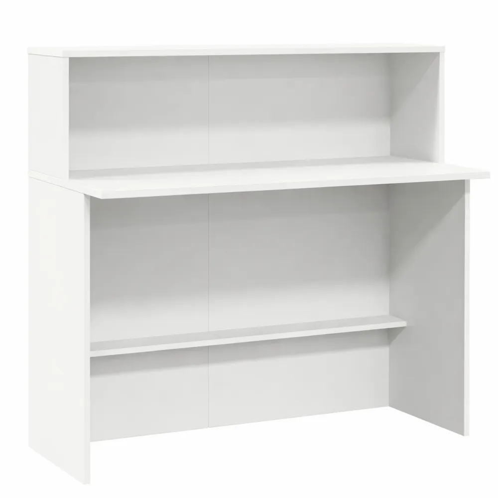 Comptoir d'Accueil en Bois Blanc