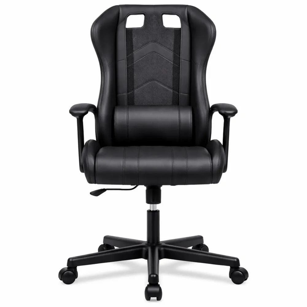 Fauteuil de Jeu Ergonomique avec Appui-tête et Soutien Lombaire Ajustables