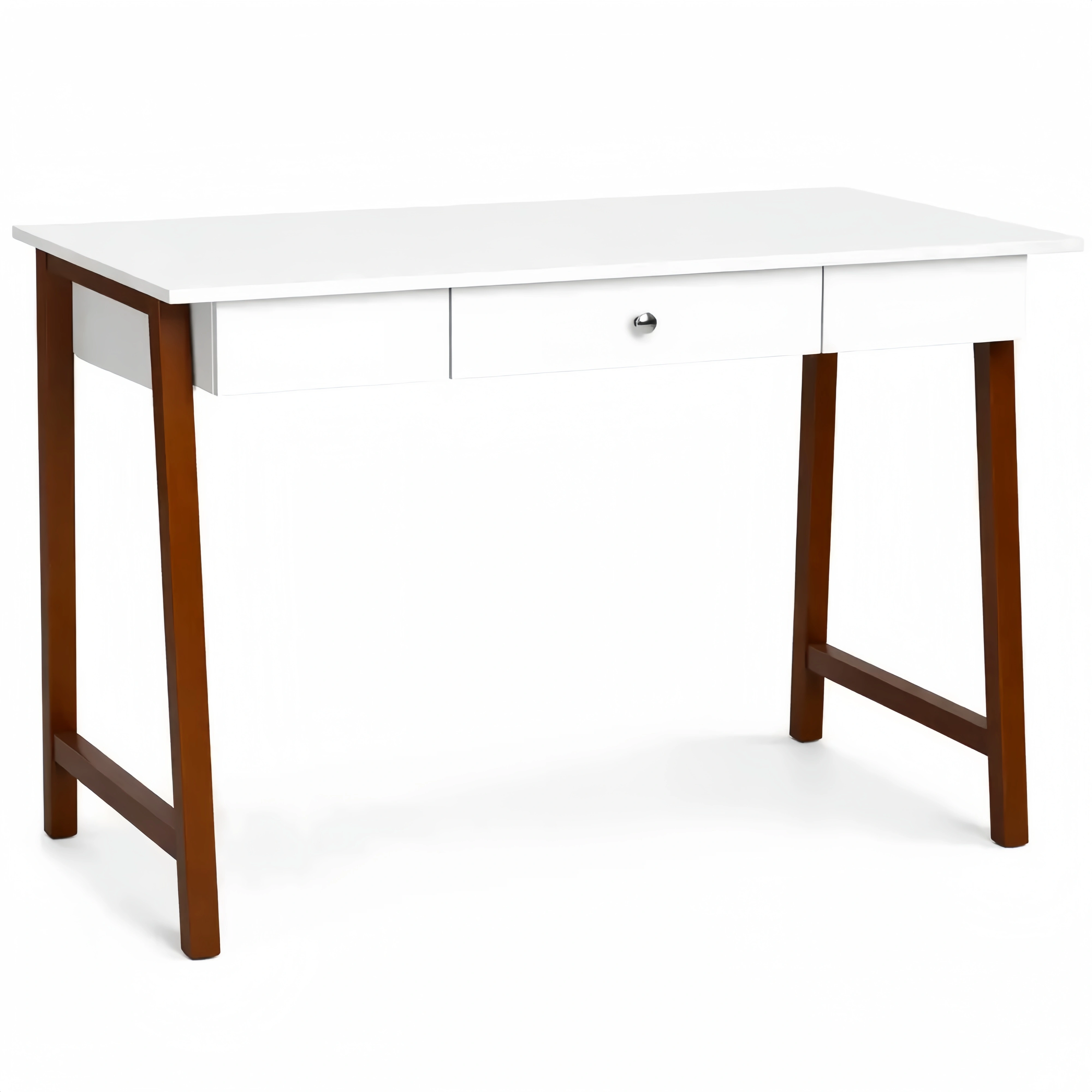 Table de Bureau et Coiffeuse 2 en 1 avec Rangement Moderne