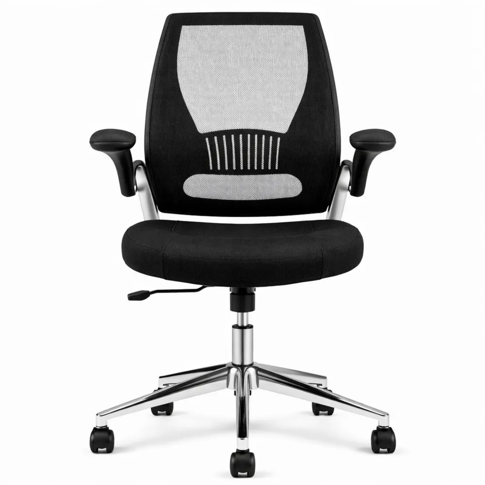 Chaise de bureau ergonomique avec appui-tête et support lombaire