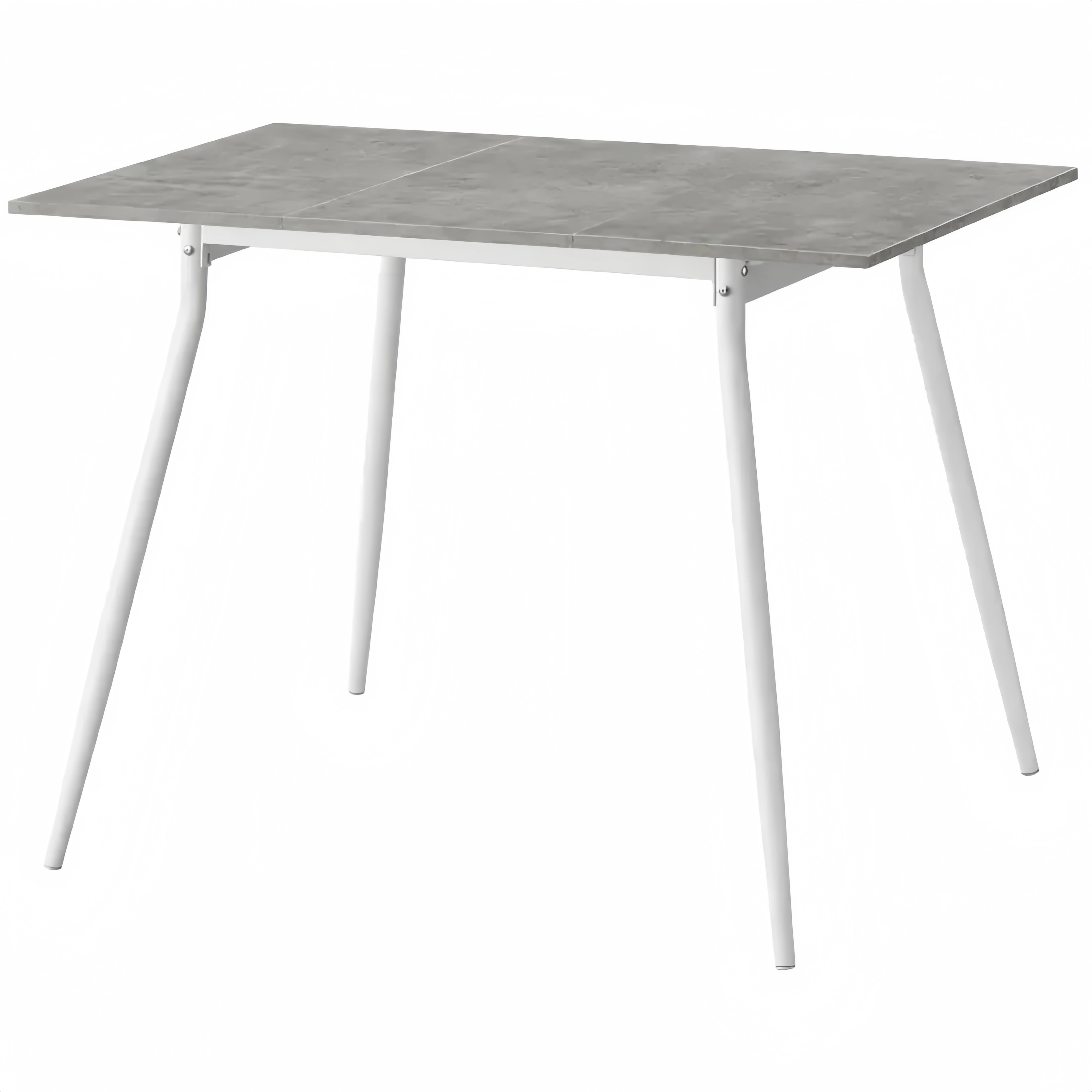 Table à manger extensible 4 personnes aspect béton