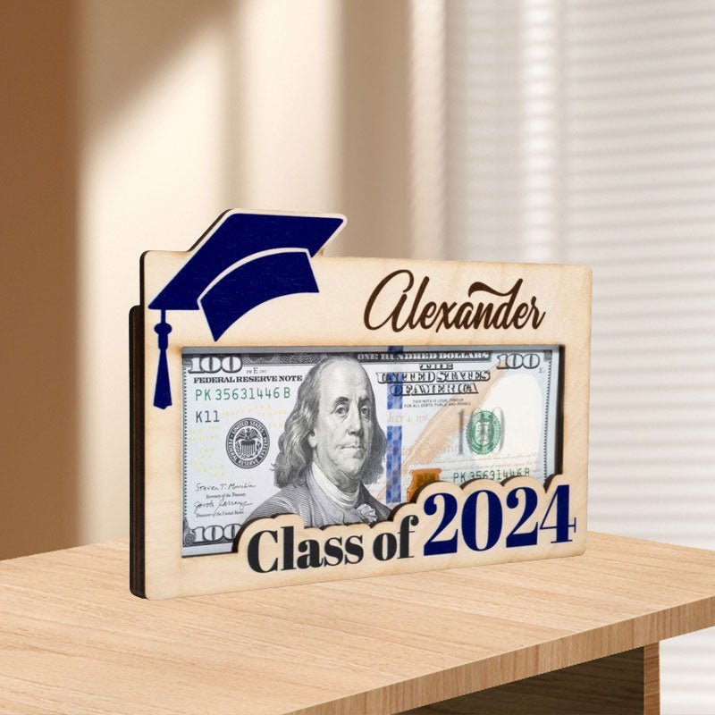 Graduation Money Holder Personalized Graduation Gift - Canvasgiftco