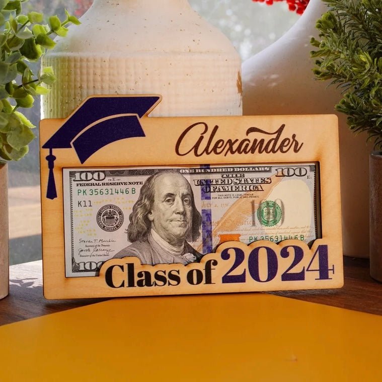 Graduation Money Holder Personalized Graduation Gift - Canvasgiftco