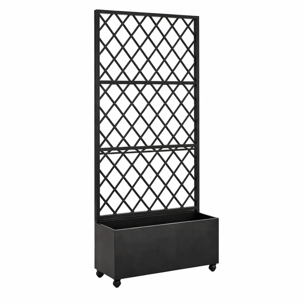 Cloison de Séparation avec Motif Losange pour Jardin et Intérieur