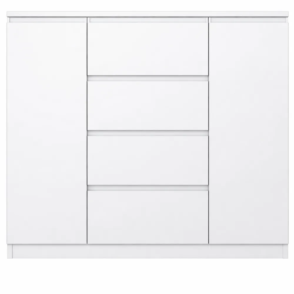 Commode moderne avec tiroirs et portes pour rangement