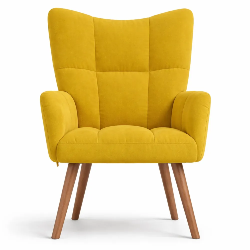 Fauteuil de Détente en Velours pour Salon