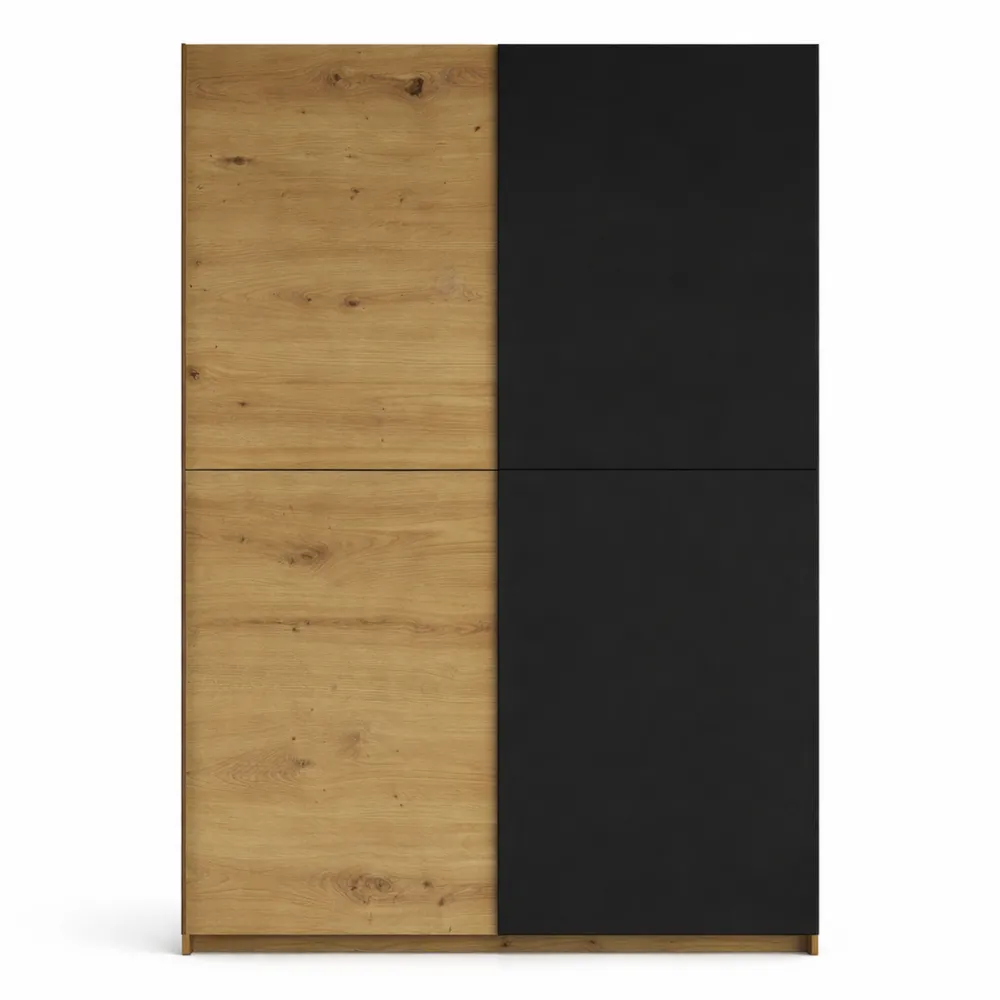 Armoire Vêtements avec Portes Coulissantes et Grand Espace de Rangement