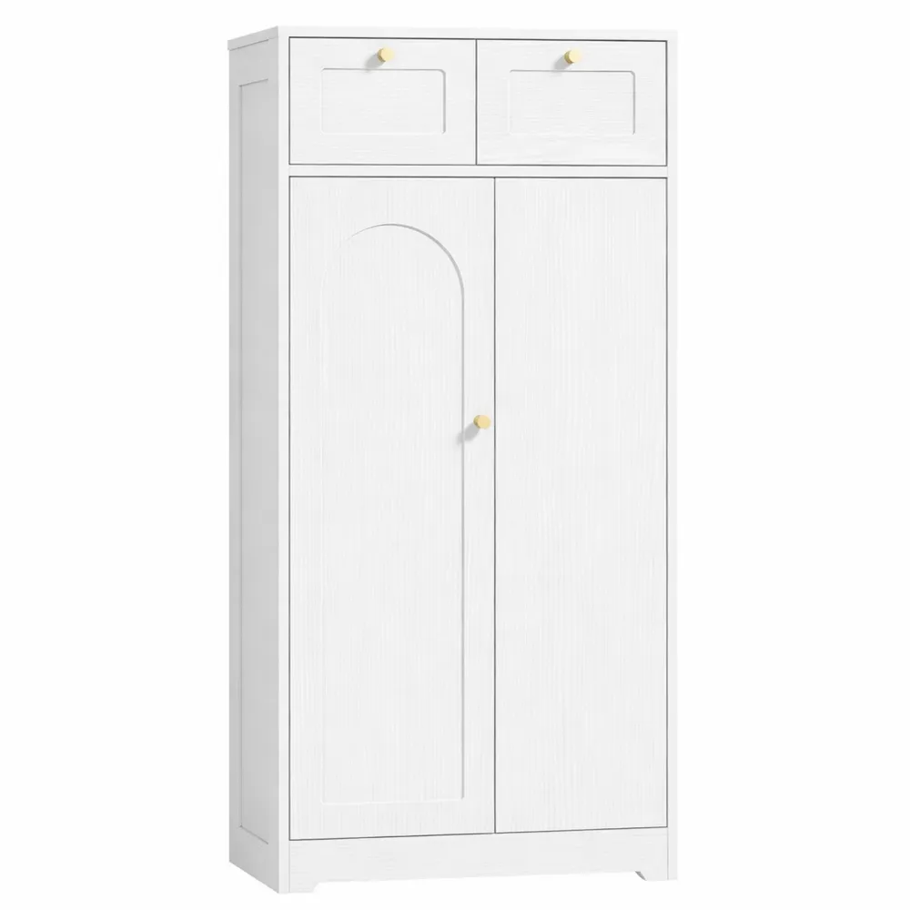 Armoire de Rangement Salle de Bain avec Tiroirs et Portes