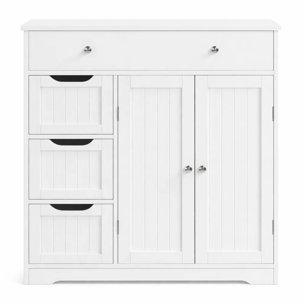 Armoire de Rangement Polyvalente avec Tiroirs et Étagère Réglable