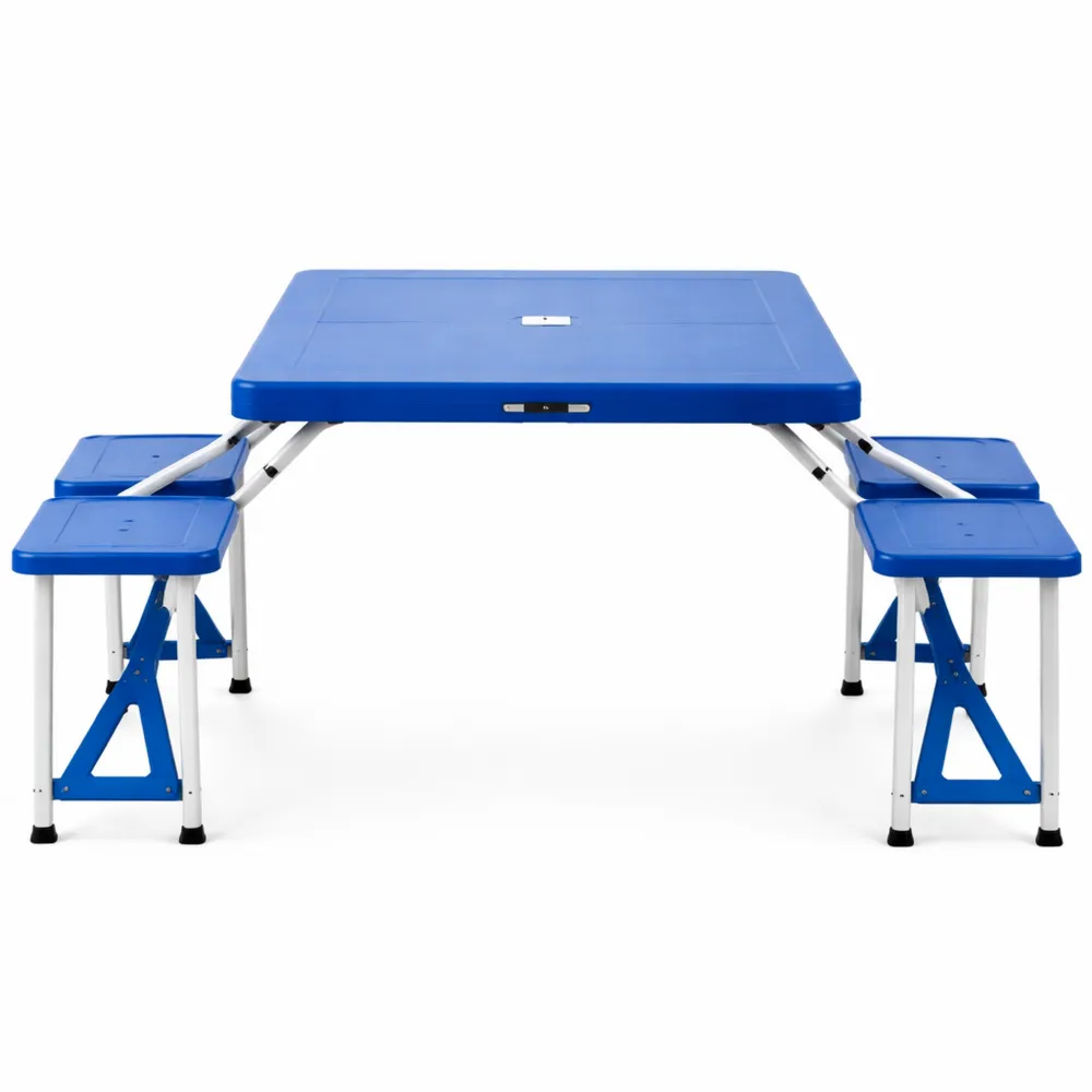Ensemble de Table Pliante de Camping avec 4 Sièges