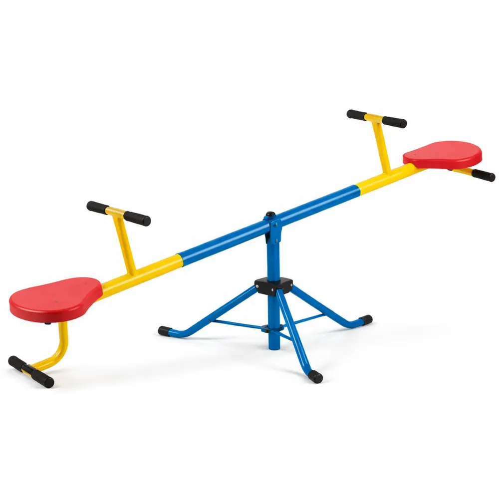 Jeu de Balançoire Pivotante 360° pour Enfants 3-8 Ans