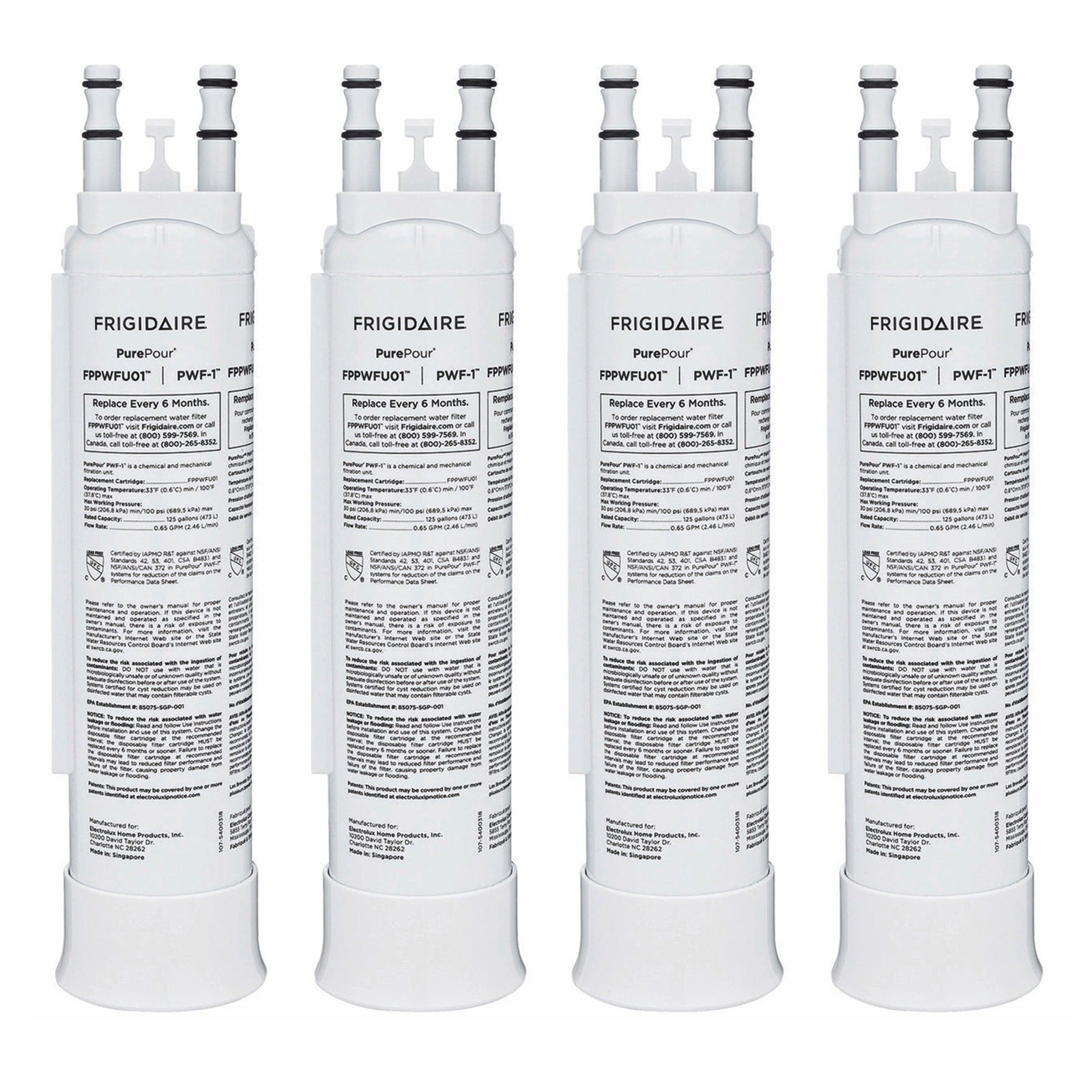 Frigidaire FPPWFU01 Refrigerator Water Filter, PurePour PWF-1