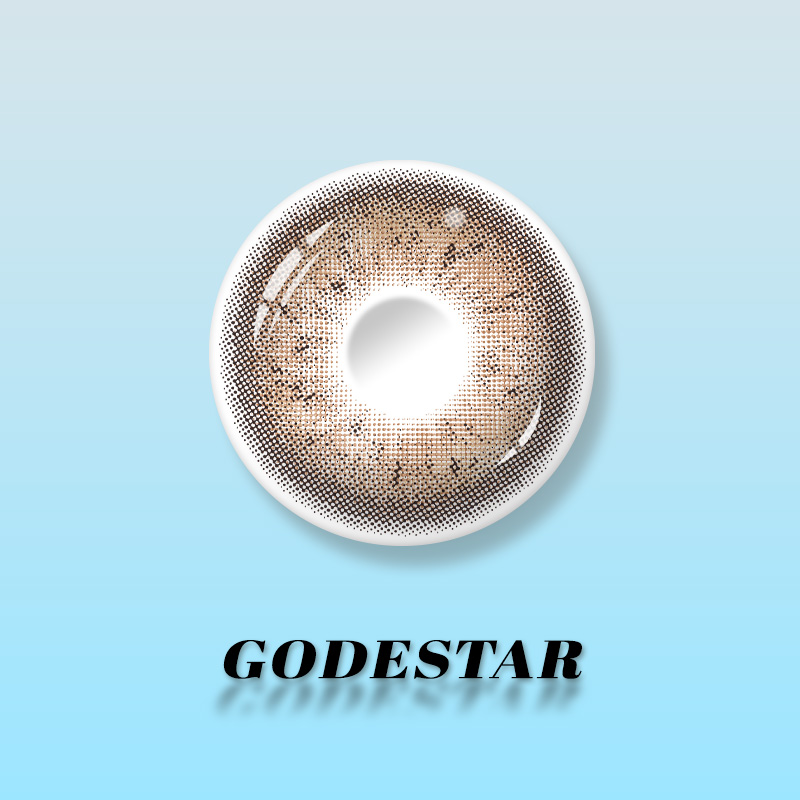 MIIEMO Aura Brown Colored Contacts (6 Months)