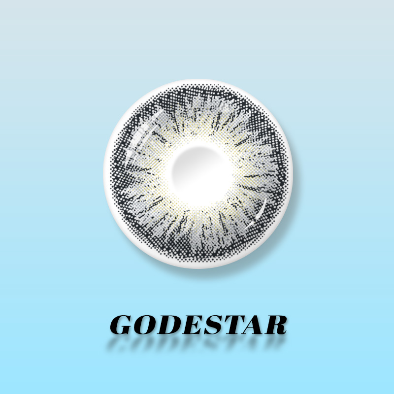 MIIEMO Radiant Grey Colored Contacts (6 Months)