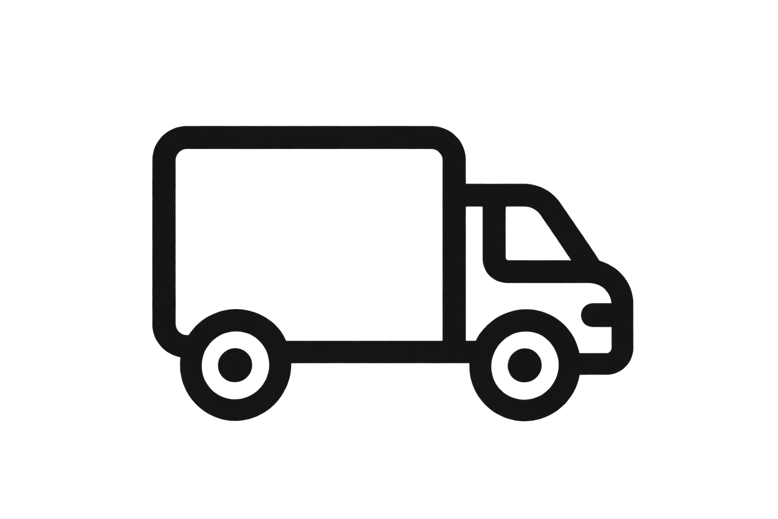 GODESTAR worldwide shipping truck icon