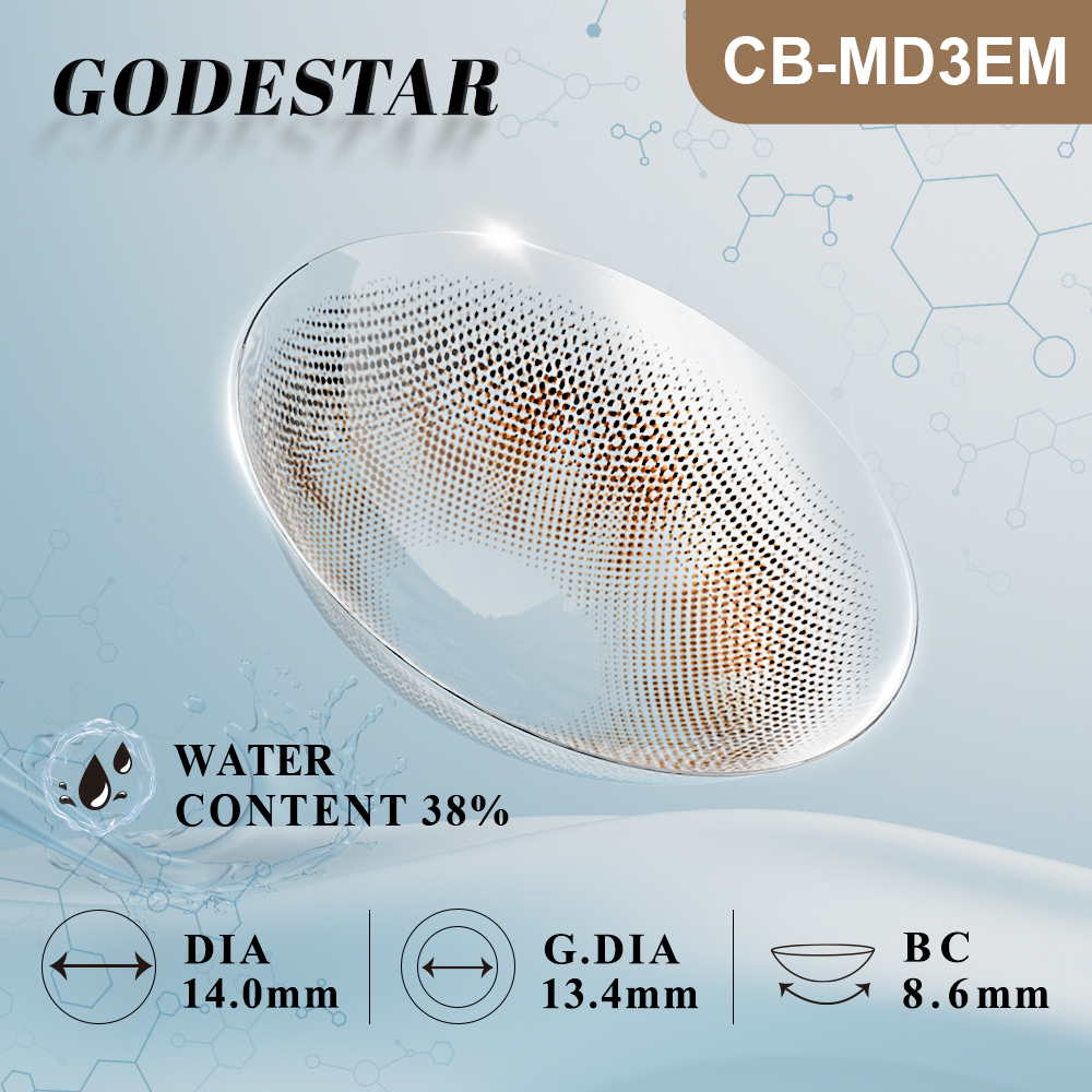 MIIEMO Latte Brown Colored Contacts (6 Months)