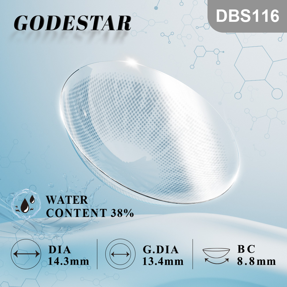 MIIEMO Aurora Grey Colored Contacts (6 Months)