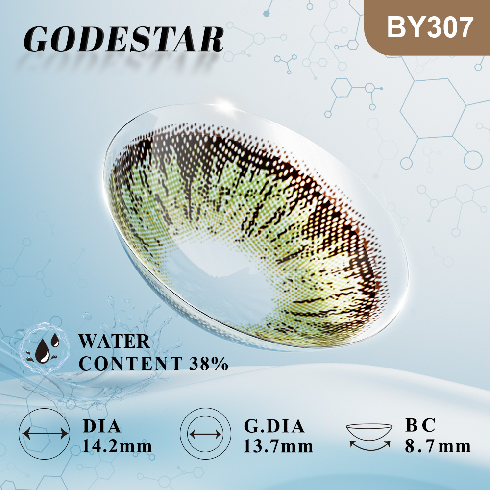 MIIEMO Forest Brown Colored Contacts (6 Months)