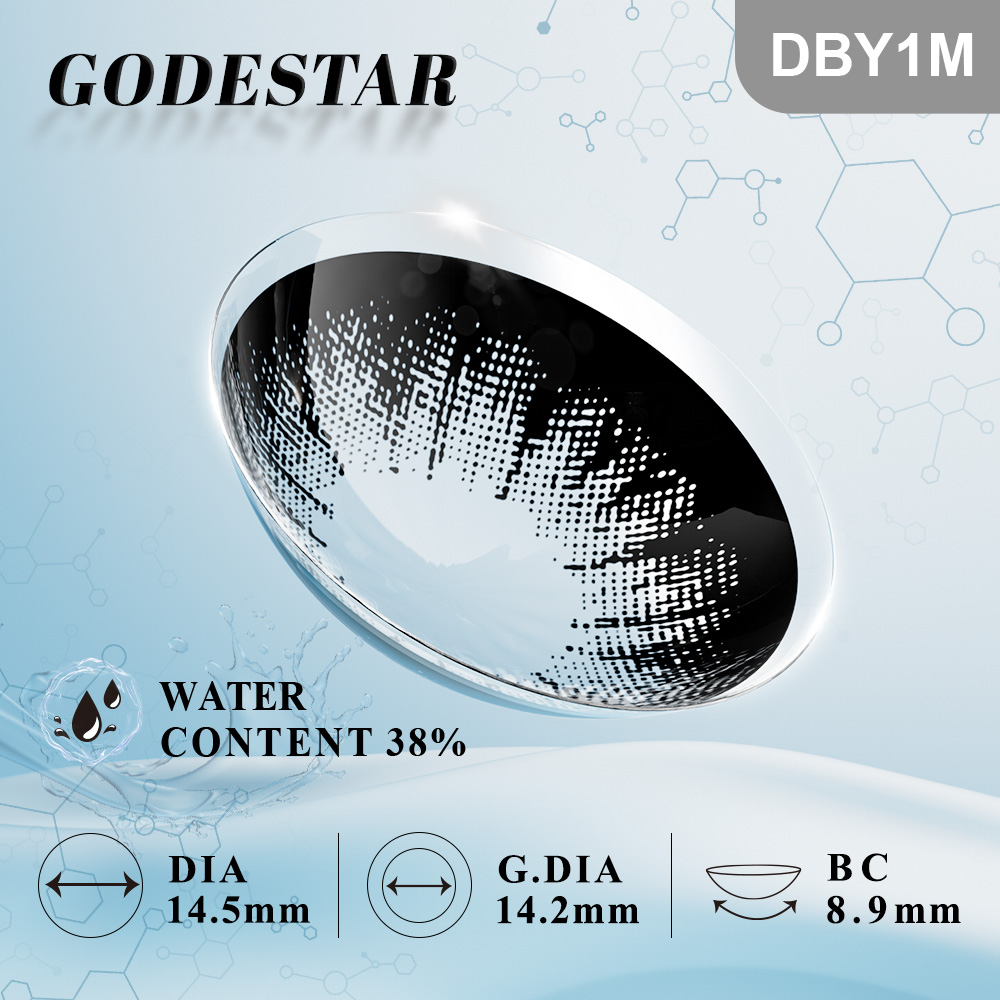 MIIEMO Graphite Grey Colored Contacts (6 Months)