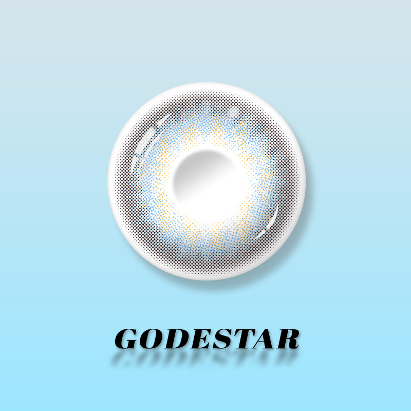 MIIEMO Sky Blue Colored Contacts (6 Months)