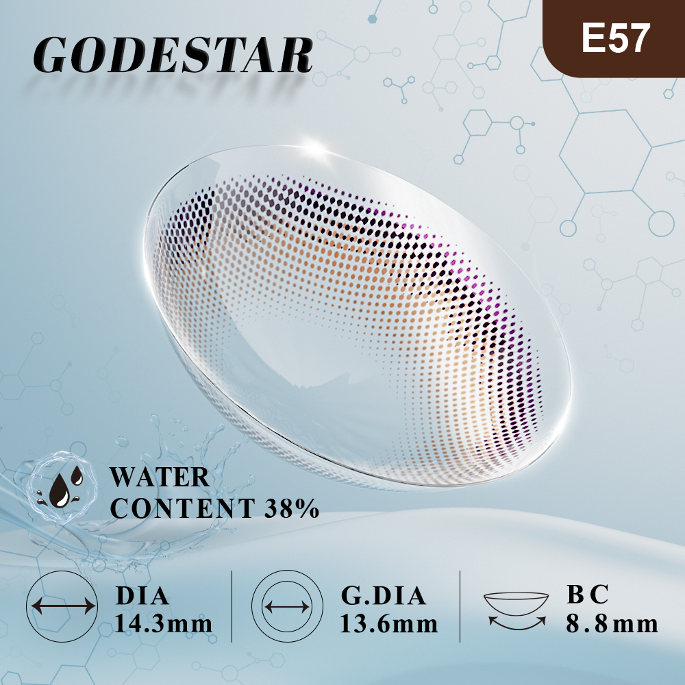 MIIEMO Pure Chocolate Colored Contacts (6 Months)