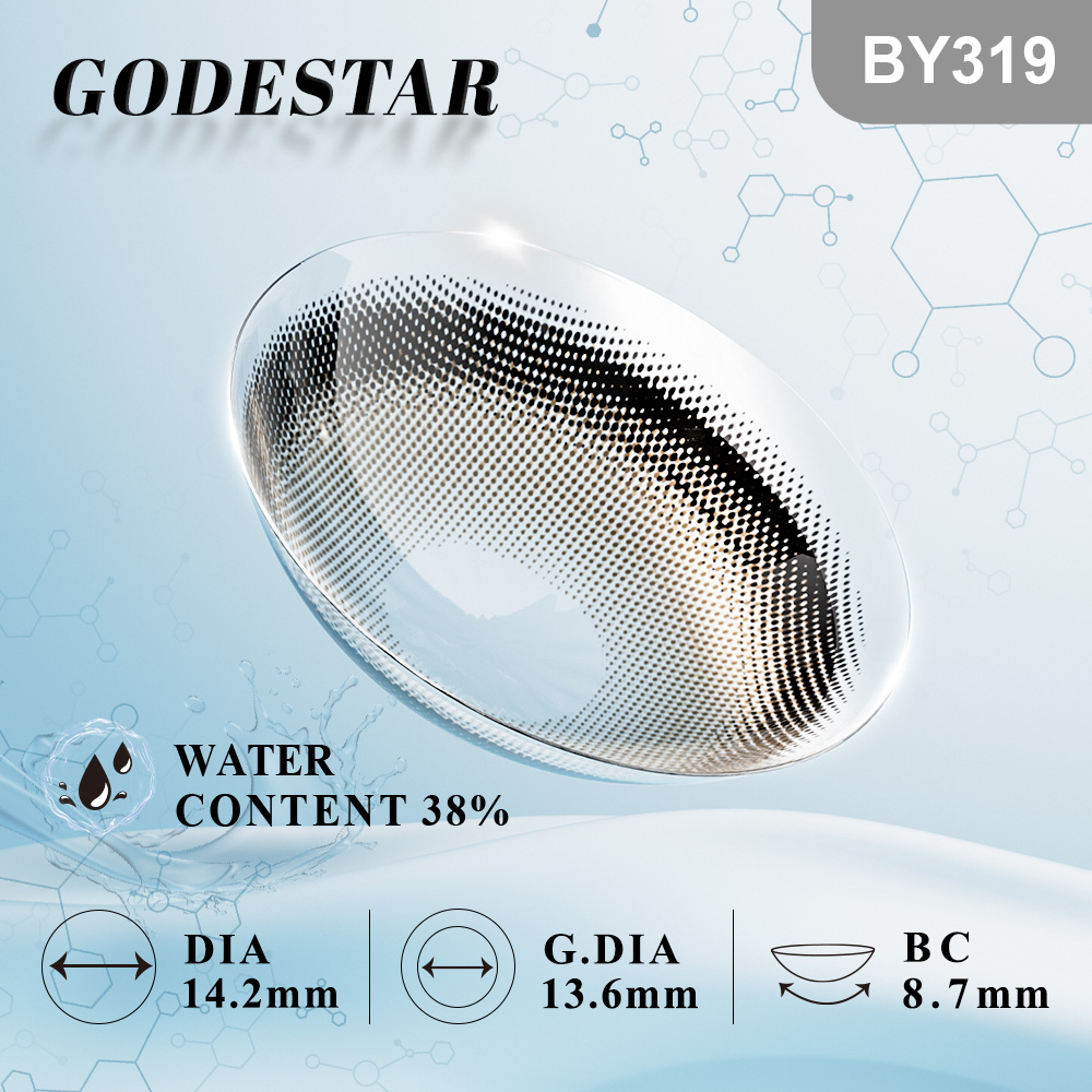 MIIEMO Mist Grey Colored Contacts (6 Months)