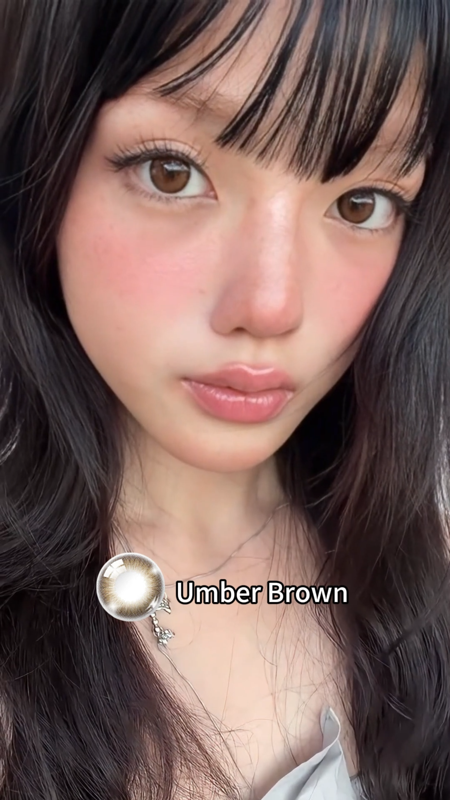 GODESTAR Umber Brown colored contact lenses video cover