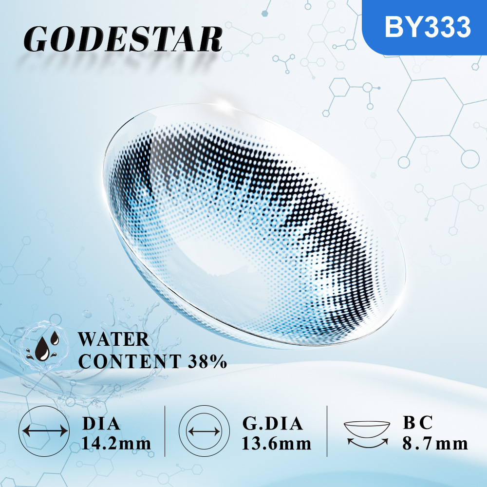 MIIEMO Glacier Blue Colored Contacts (6 Months)