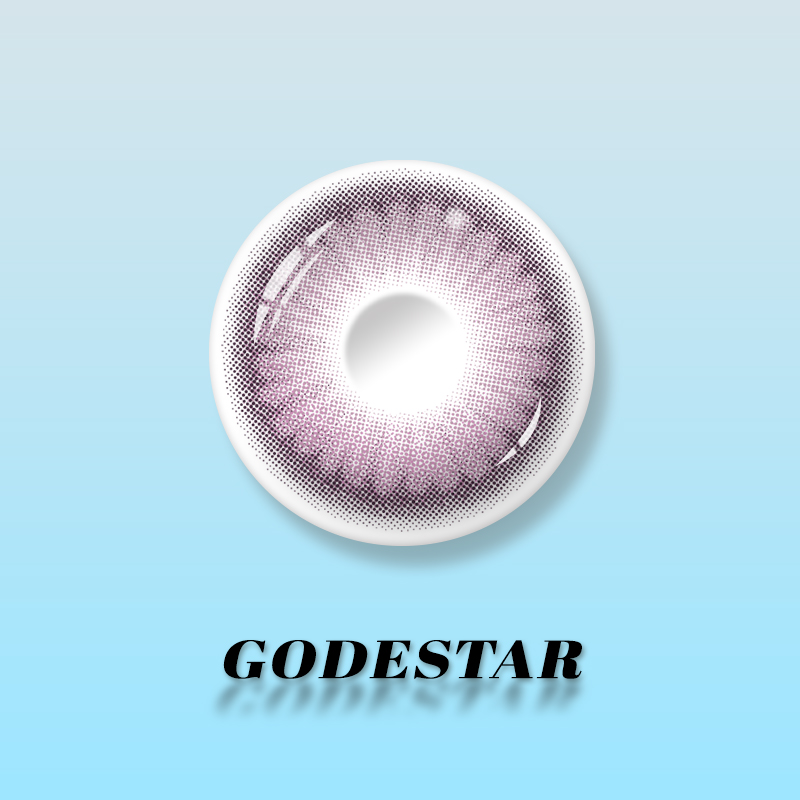 MIIEMO Lavender Violet Colored Contacts (6 Months)