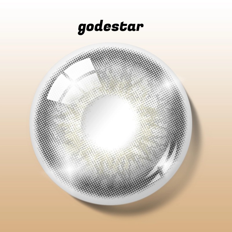 Godestar Dark Halo Brown Colored Contact Lenses – Natural Big Eye Black Brown Contacts | 6 Months Wear