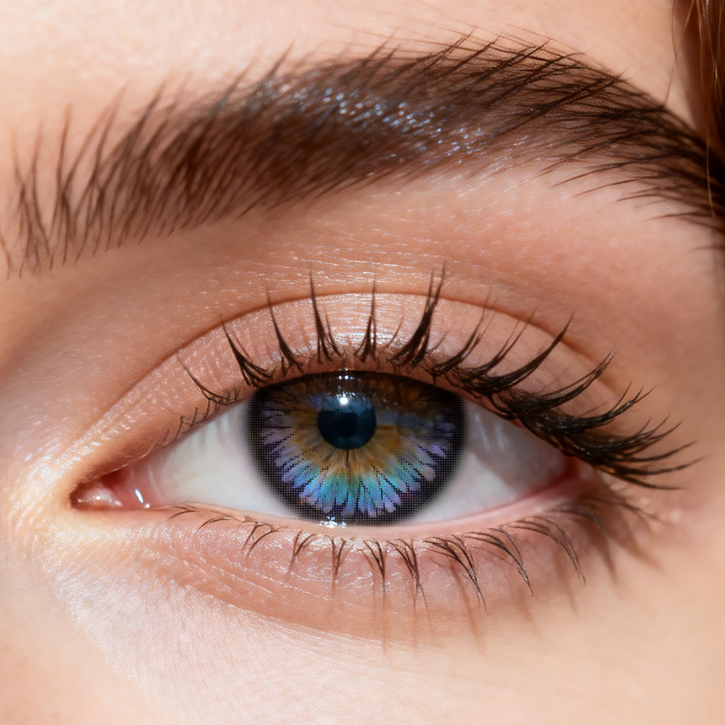 godestar Nebula Violet Blue Contacts – Stunning Purple-Blue Gradient, 6 Months