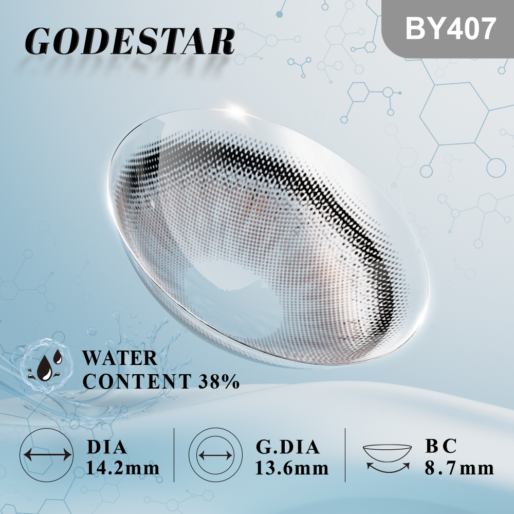 MIIEMO Marble Grey Colored Contacts (6 Months)